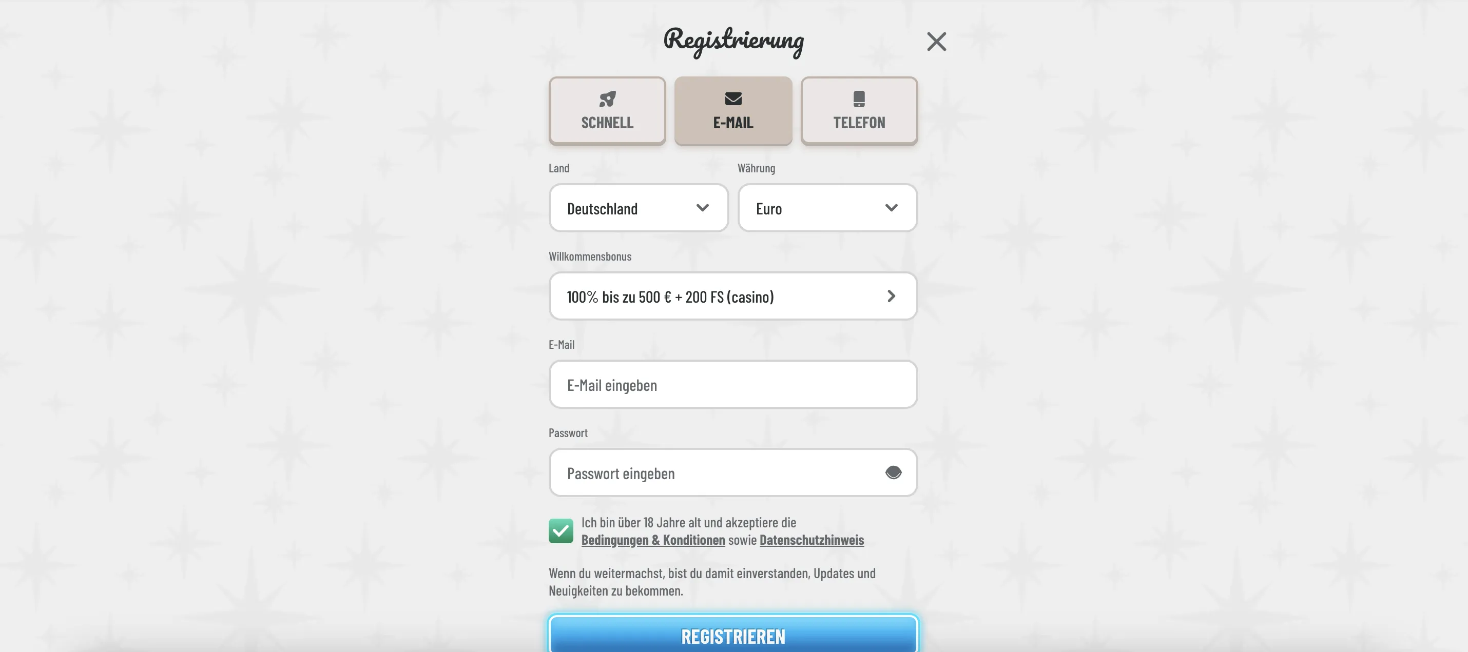 Gro&szlig;z&uuml;gige Boni und Belohnungen im Wyns Casino